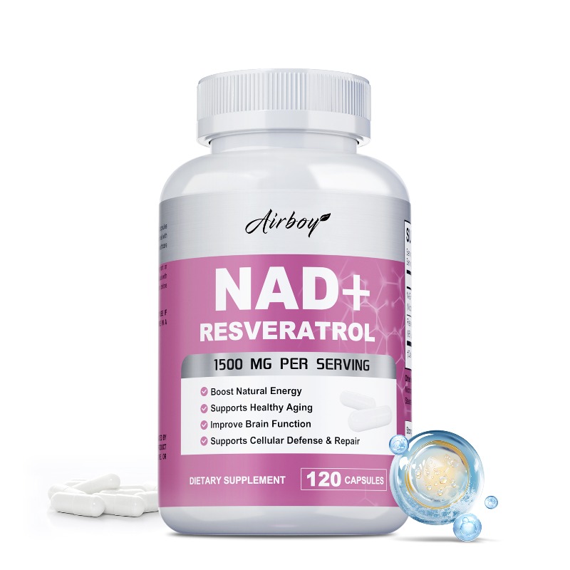 Resveratrol Capsule Anti Aging - NAD + Resveratrol - Support Cell