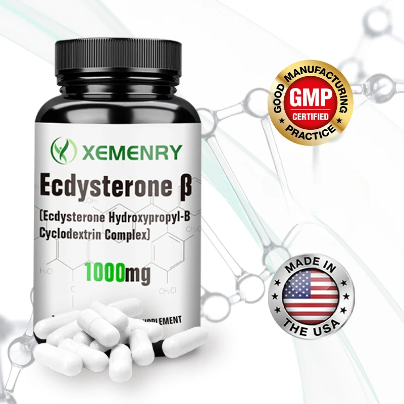 Pre Workout Supplement - Ecdysterone Capsules - Build Muscle Mass,