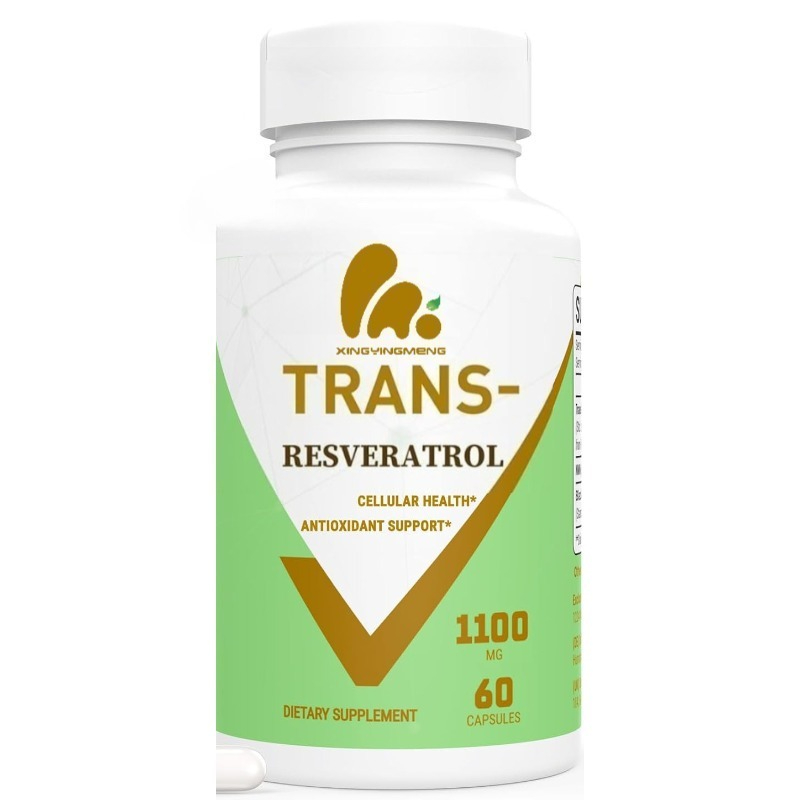 Resveratrol Capsule Anti Aging - 99% Resveratrol 1100mg Antioxidant, Anti-aging, Skin