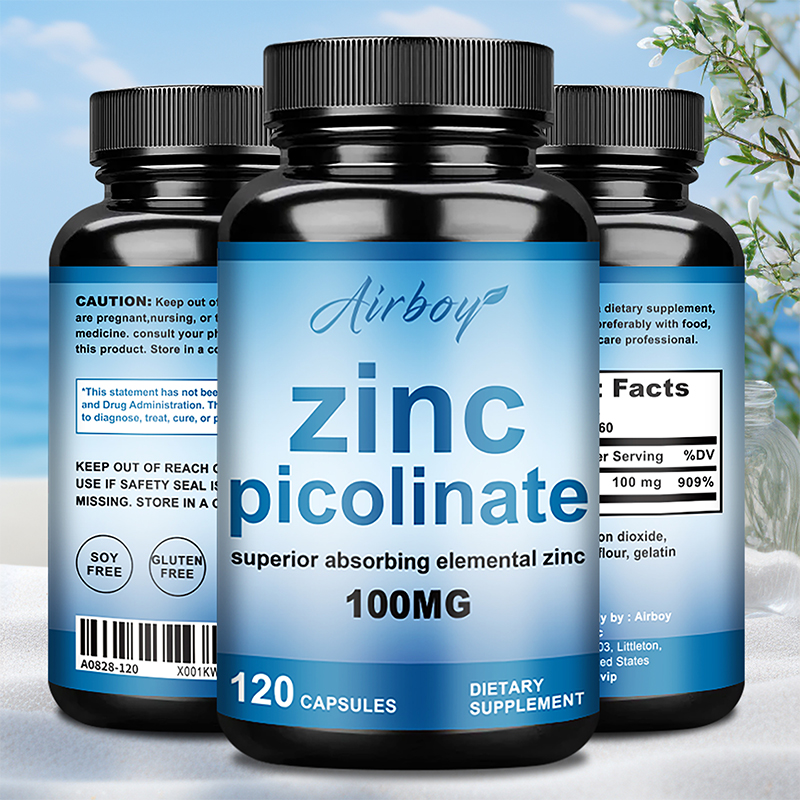 Pre Workout Supplement - Zinc Picolinate - Supports Skin, Brain