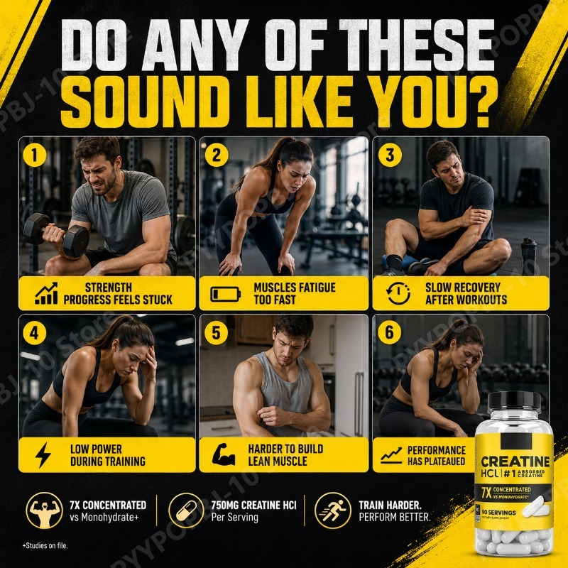 Creatine HCl 750mg 90 Capsules - огляд і ціна Nutrition Fitness Supplements