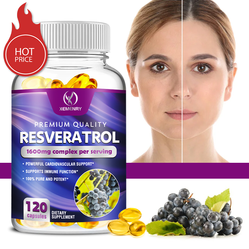 Resveratrol Capsules - Support - огляд і ціна Resveratrol Capsule Anti Aging
