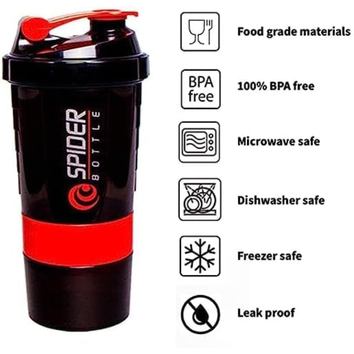 16 Oz Protein Shaker Bottle  L - огляд і ціна Protein Shaker Bottle