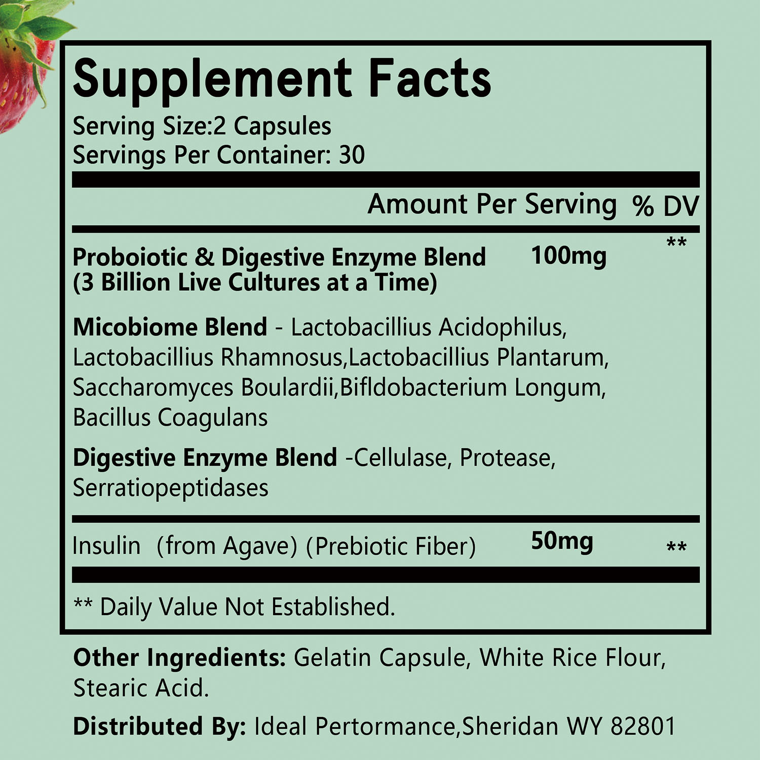 Advanced Oral Probiotics - Fre - огляд і ціна Digestive Enzyme Blend