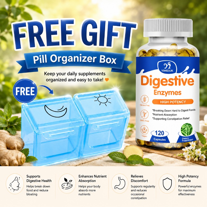 Organic Digestive Enzymes Caps - огляд і ціна Digestive Enzyme Blend