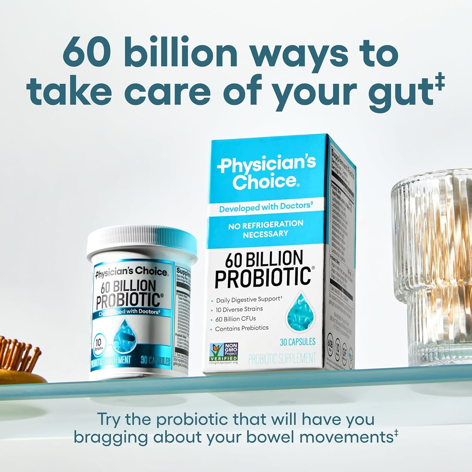 Probiotics 60 Billion CFU - Mu - огляд і ціна Digestive Enzyme Blend