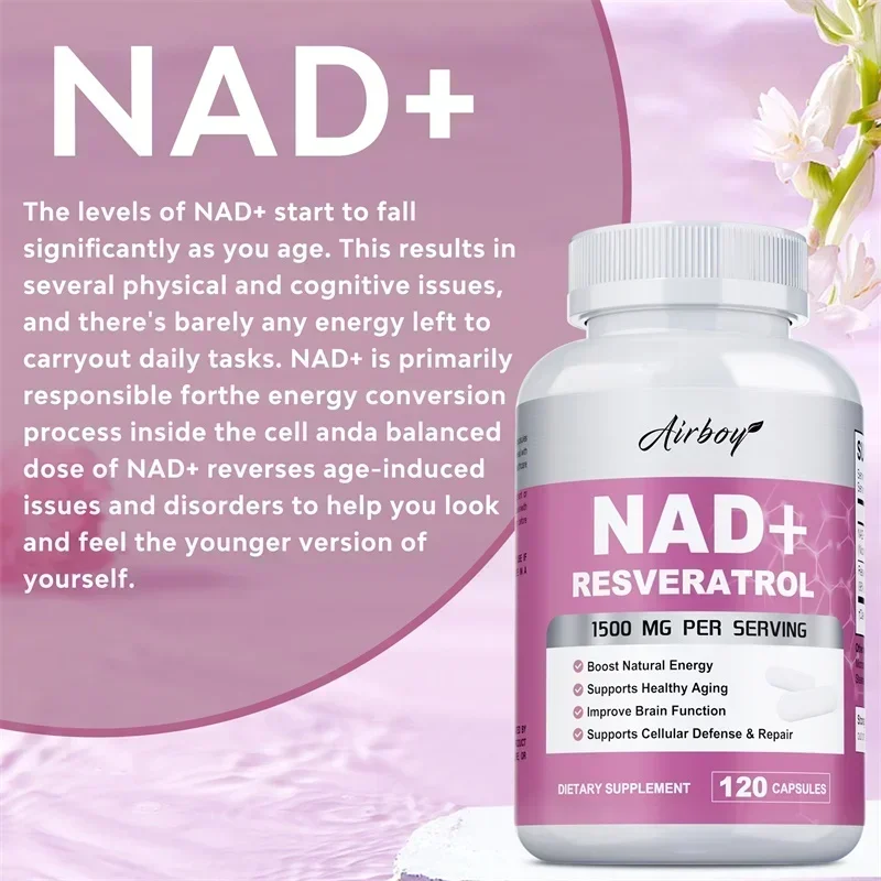 NAD + Resveratrol - Support Ce - огляд і ціна Resveratrol Capsule Anti Aging
