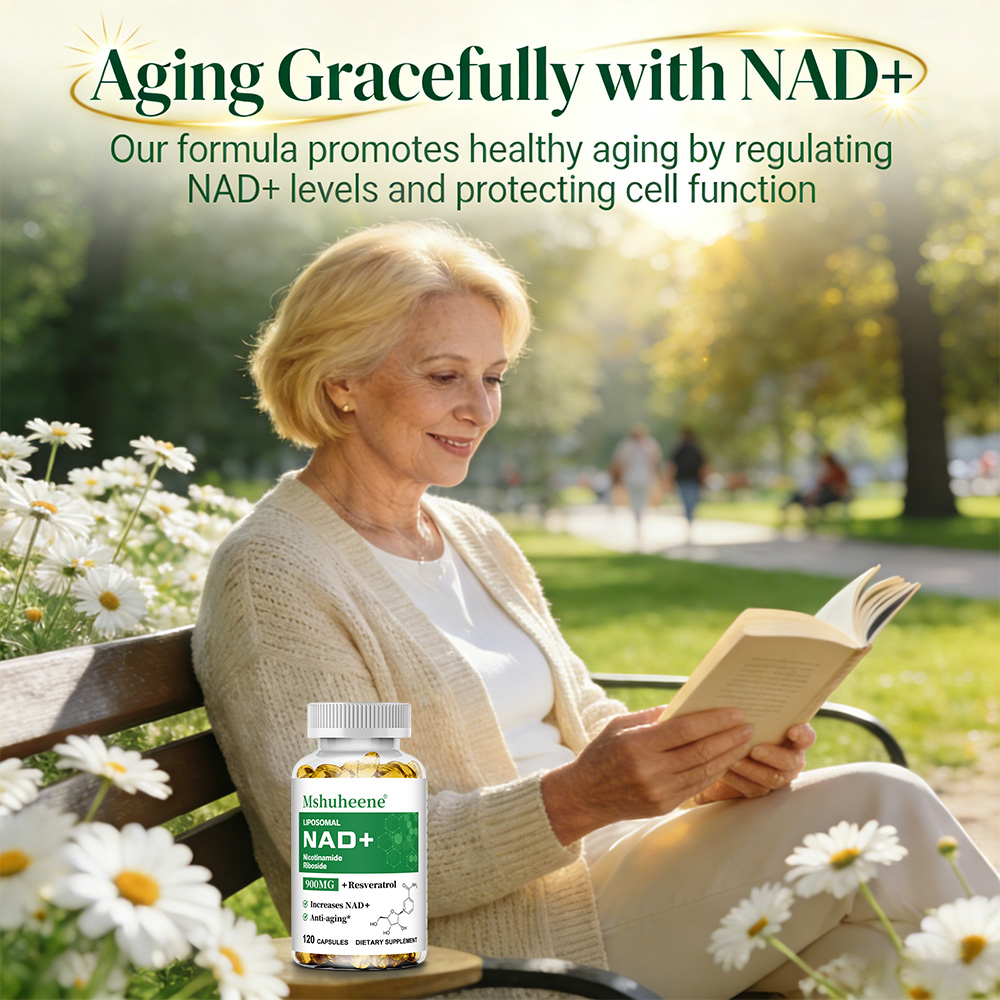 NAD+ Booster Capsules with Que - огляд і ціна Resveratrol Capsule Anti Aging