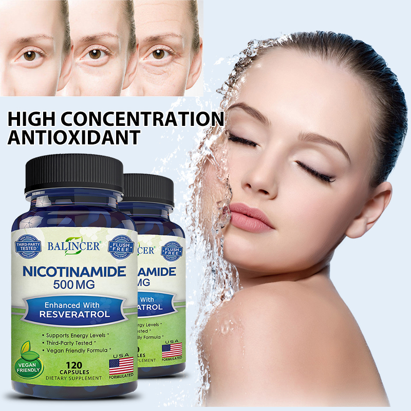 Nicotinamide with Resveratrol  - огляд і ціна Resveratrol Capsule Anti Aging