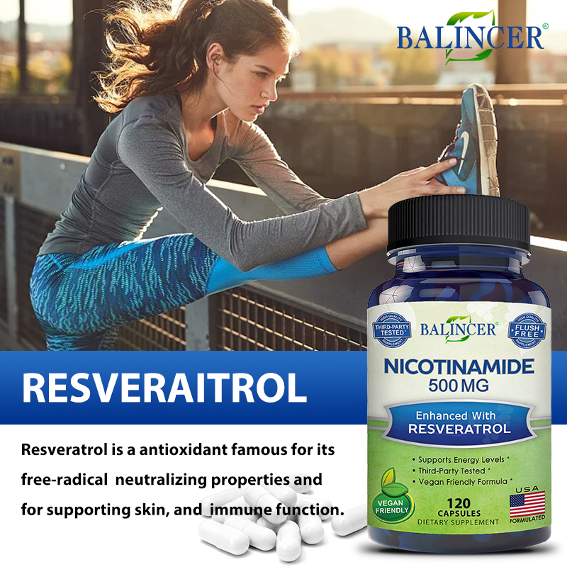 Nicotinamide with Resveratrol  - огляд і ціна Resveratrol Capsule Anti Aging