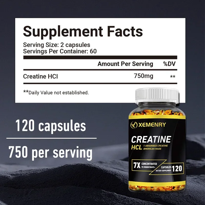 Creatine HCl Capsules - Pre-wo - огляд і ціна Pre Workout Supplement