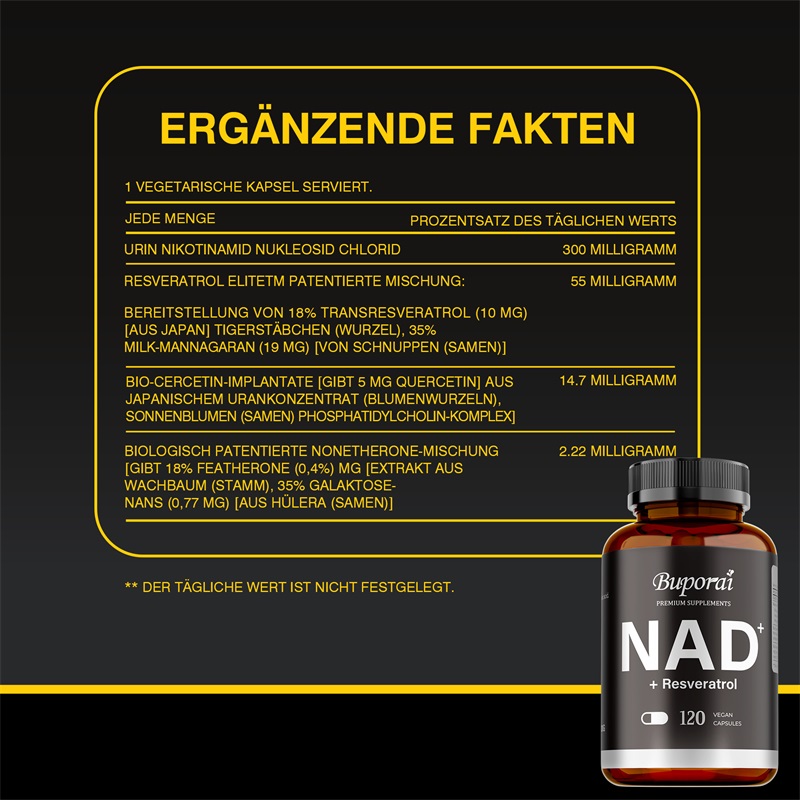 NAD+ Supplements - Anti-aging, - огляд і ціна Resveratrol Capsule Anti Aging