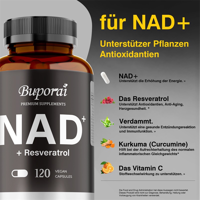 NAD+ Supplements - Anti-aging, - огляд і ціна Resveratrol Capsule Anti Aging