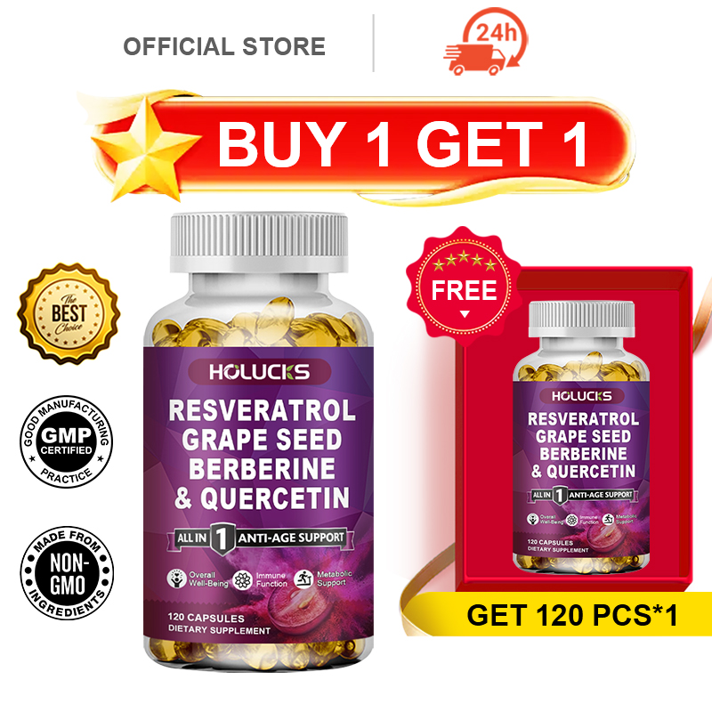 Buy 1 Get 1 Free! Resveratrol  - огляд і ціна Resveratrol Capsule Anti Aging