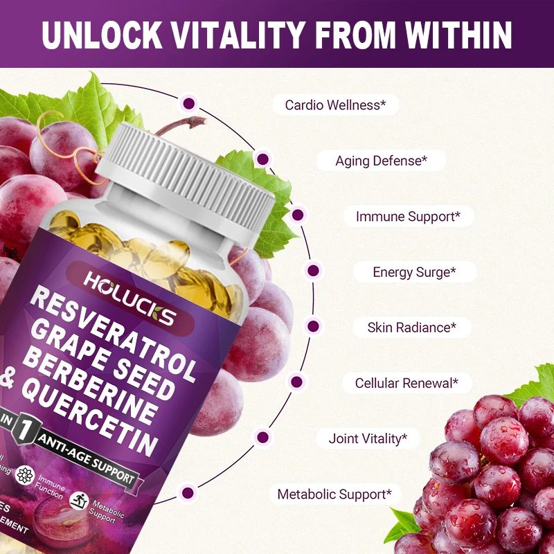 Buy 1 Get 1 Free! Resveratrol  - огляд і ціна Resveratrol Capsule Anti Aging