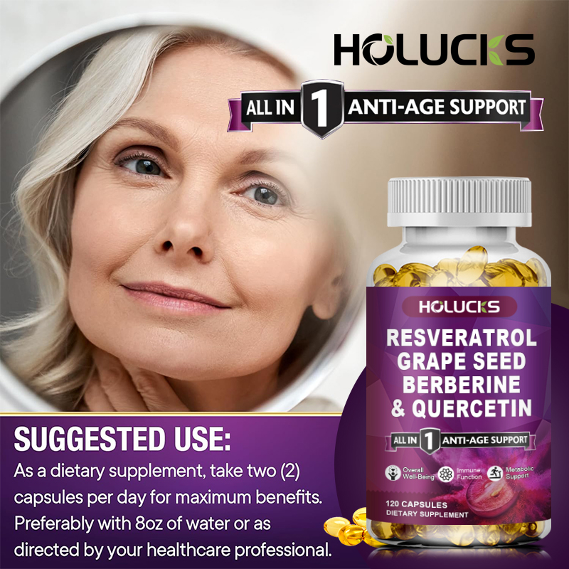 Buy 1 Get 1 Free! Resveratrol  - огляд і ціна Resveratrol Capsule Anti Aging
