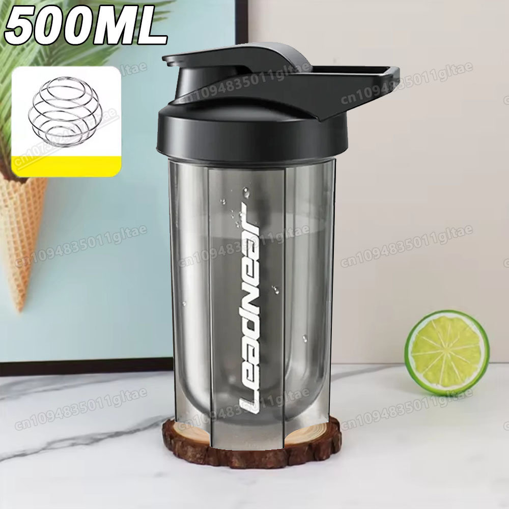 500ML Portable Protein Powder  - огляд і ціна Protein Shaker Bottle