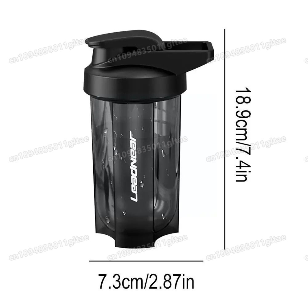 500ML Portable Protein Powder  - огляд і ціна Protein Shaker Bottle