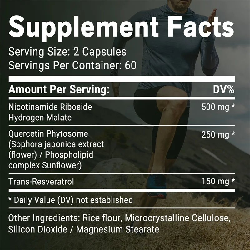 NAD+ Nicotinamide Riboside - A - огляд і ціна Resveratrol Capsule Anti Aging