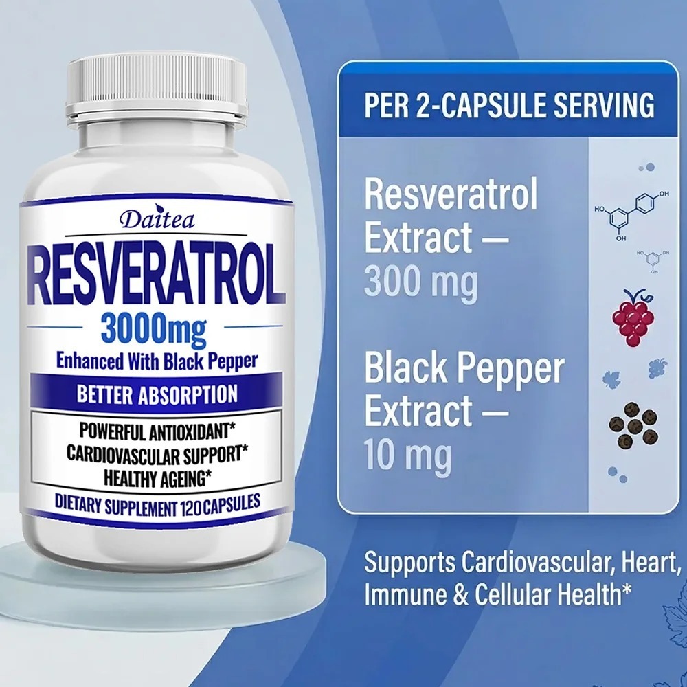Resveratrol Supplement Capsule - огляд і ціна Resveratrol Capsule Anti Aging