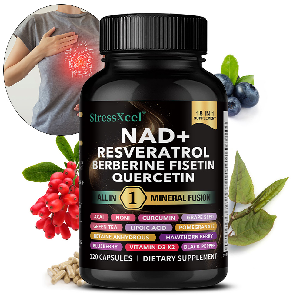 NAD+ Supplement with Resveratr - огляд і ціна Resveratrol Capsule Anti Aging