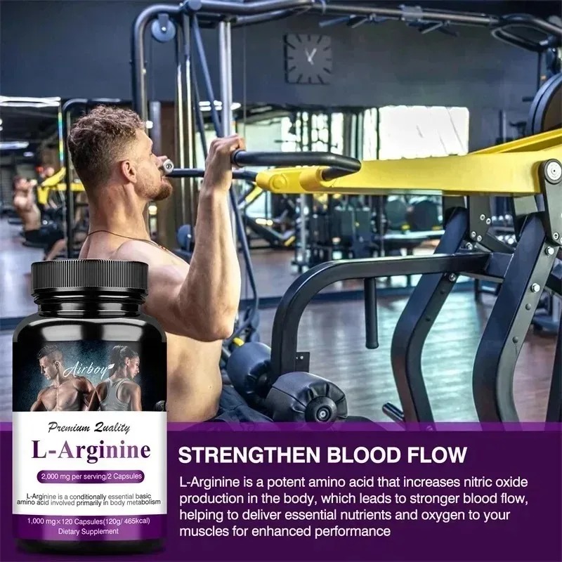 Men's L Arginine Capsules Supp - огляд і ціна Pre Workout Supplement