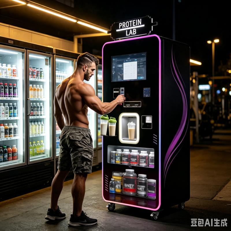 Protein Shake Vending Machine  - огляд і ціна Nutrition Fitness Gym