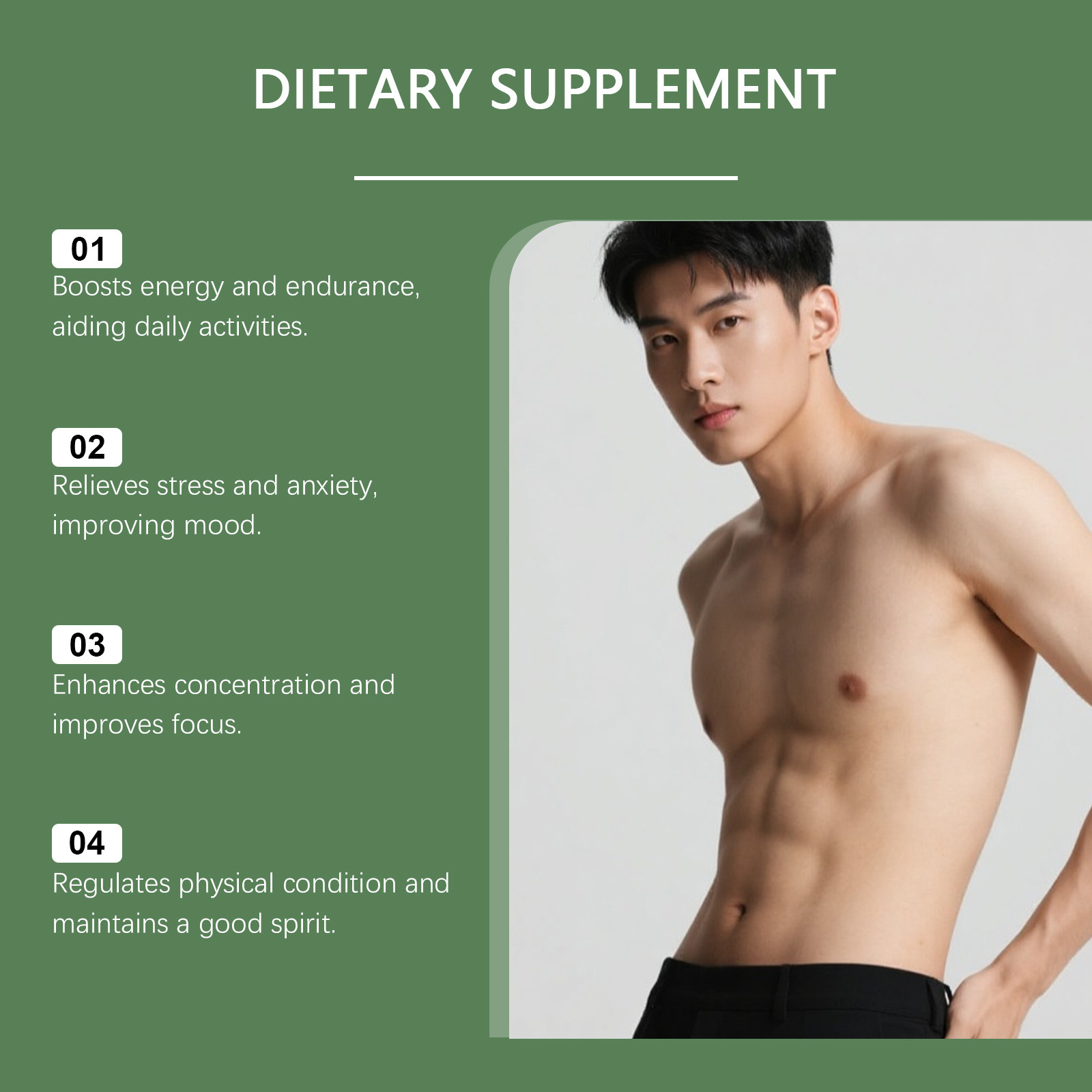 DOCTEAT Men's Health Capsules  - огляд і ціна Nutrition Fitness Supplements