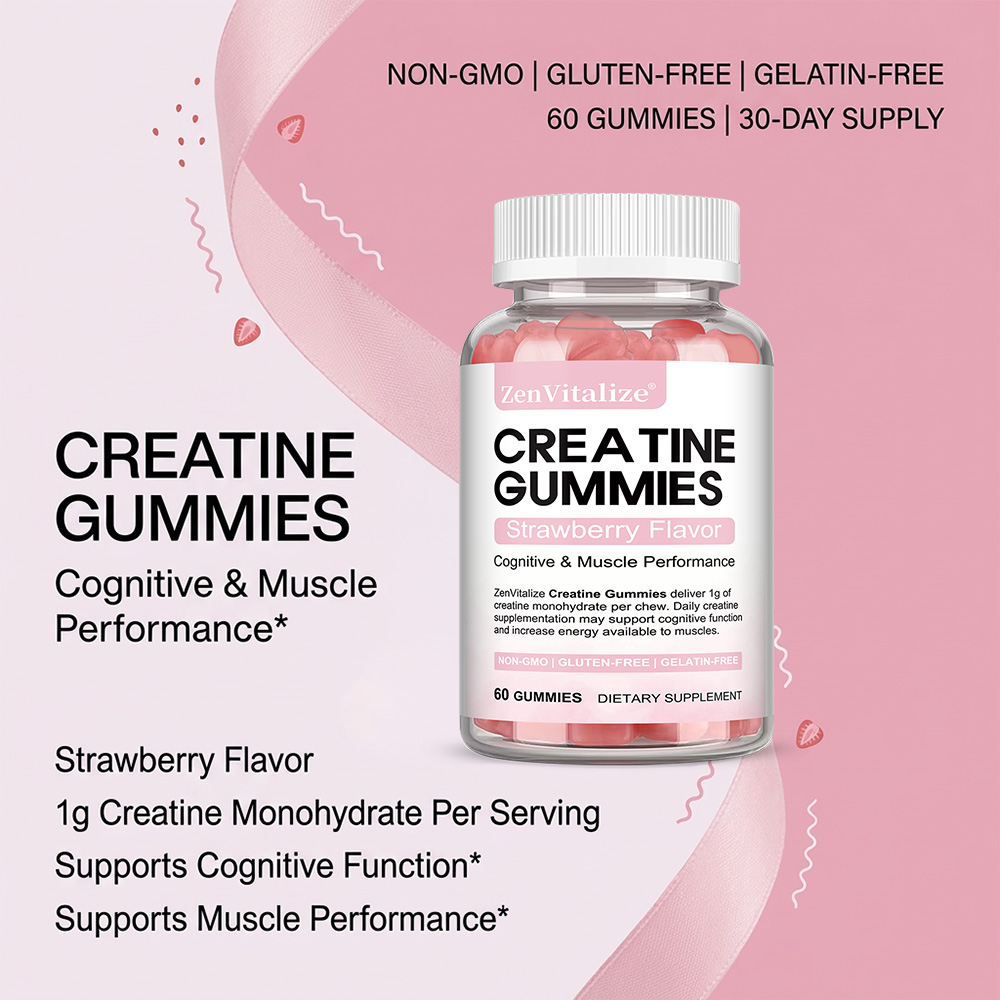 Creatine Gummies, Pre & Post W - огляд і ціна Pre Workout Supplement