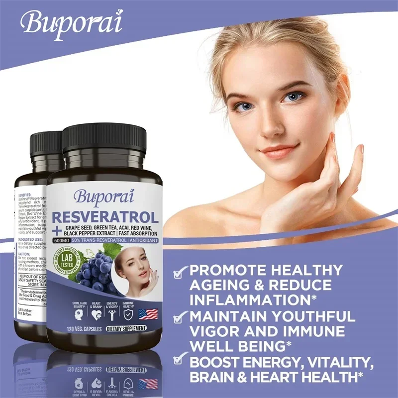 Resveratrol Capsules - Antioxi - огляд і ціна Resveratrol Capsule Anti Aging