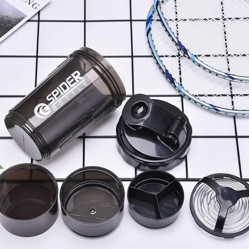 3 Layers Shaker Protein Bottle - огляд і ціна Protein Shaker Bottle