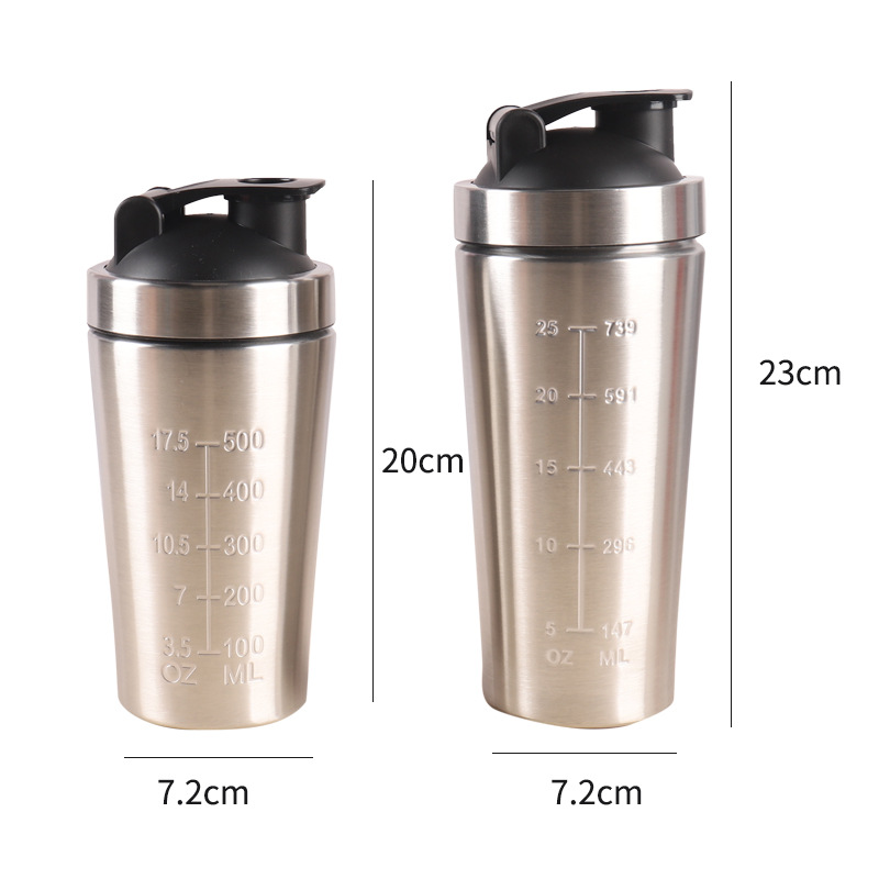 500ML/750ML Stainless Steel Pr - огляд і ціна Protein Shaker Bottle