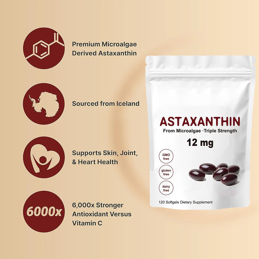 Astaxanthin 12mg Softgels - As - огляд і ціна Pre Workout Supplement