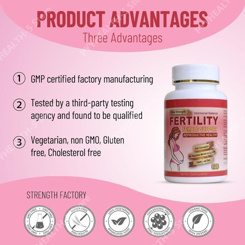 Fertility Tablets for Women, F - огляд і ціна Pre Workout Supplement
