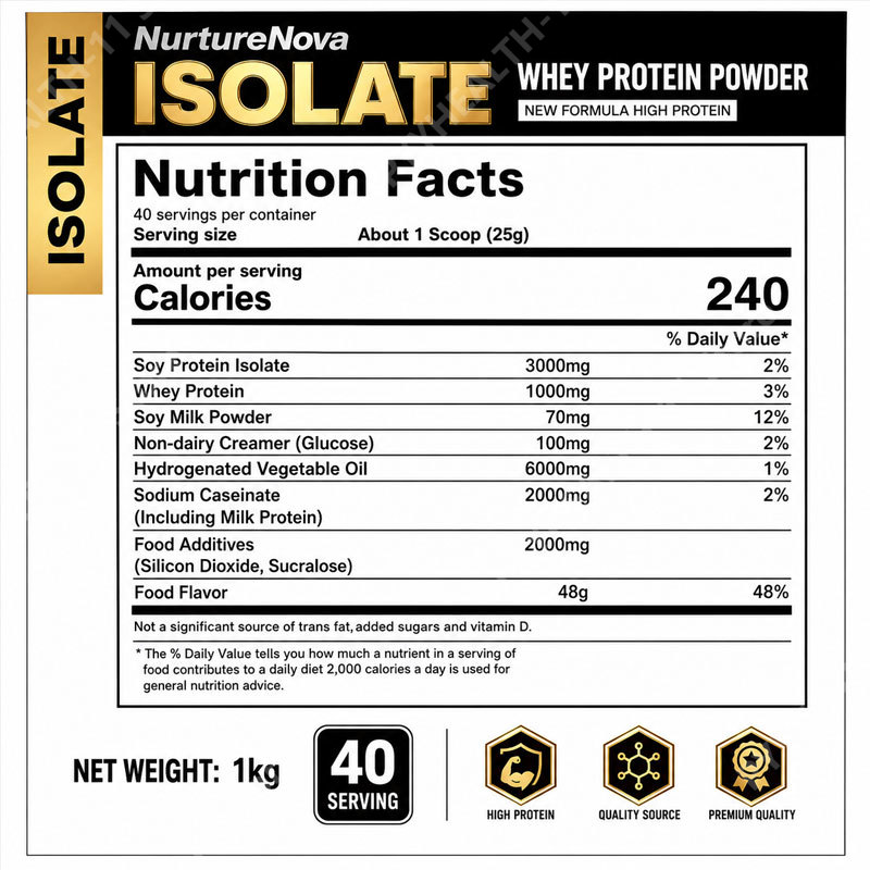 Whey Protein Isolate Powder Lo - огляд і ціна Nutrition Fitness Supplements