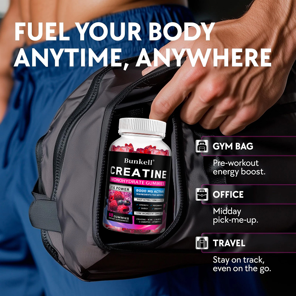 Creatine Monohydrate Gummies - - огляд і ціна Pre Workout Supplement