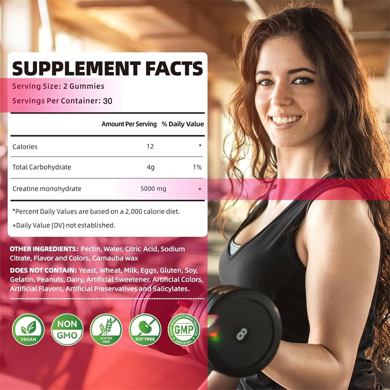 Creatine Monohydrate Gummies f - огляд і ціна Pre Workout Supplement