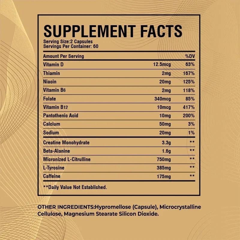 Pre-Workout Supplement - Promo - огляд і ціна Pre Workout Supplement