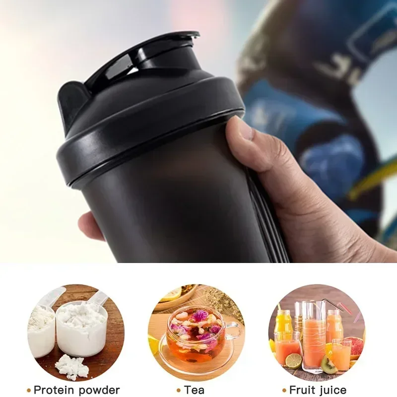 400ml Portable Plastic Drink C - огляд і ціна Protein Shaker Bottle