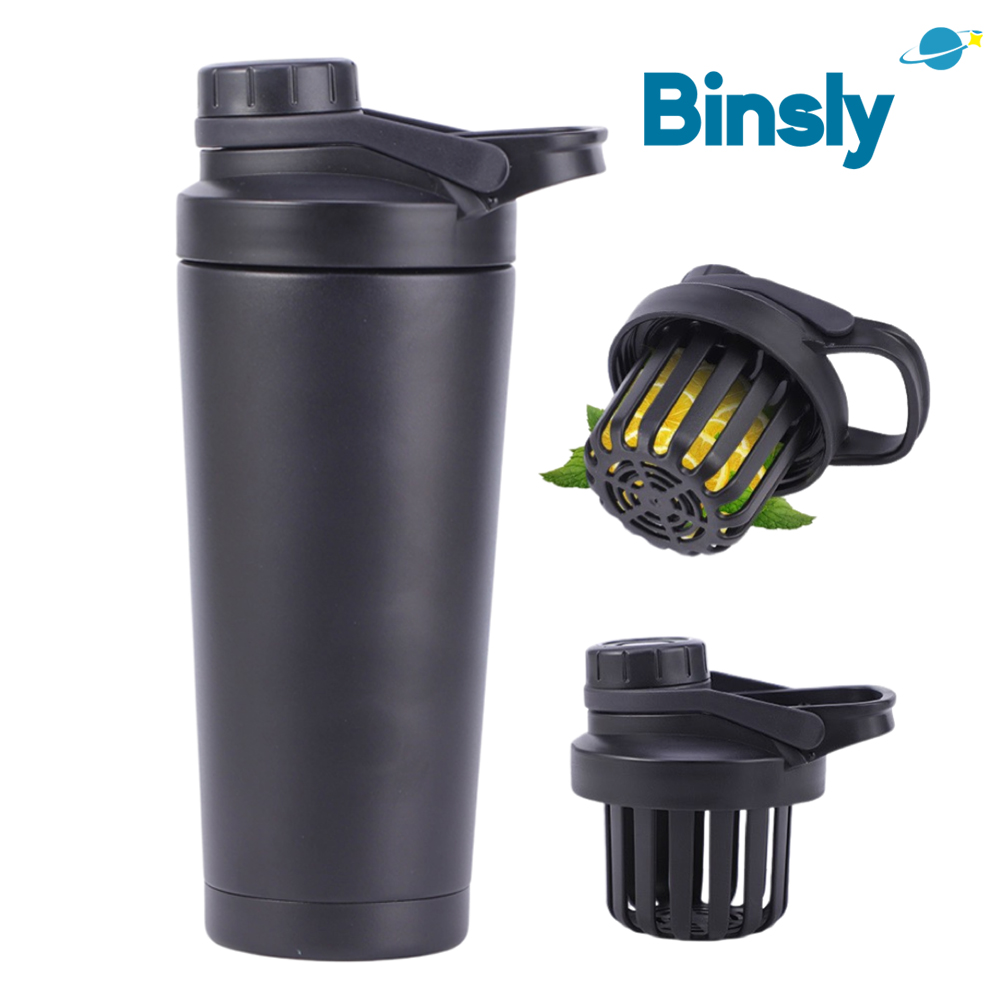 Portable 25oz Stainless Steel  - огляд і ціна Protein Shaker Bottle