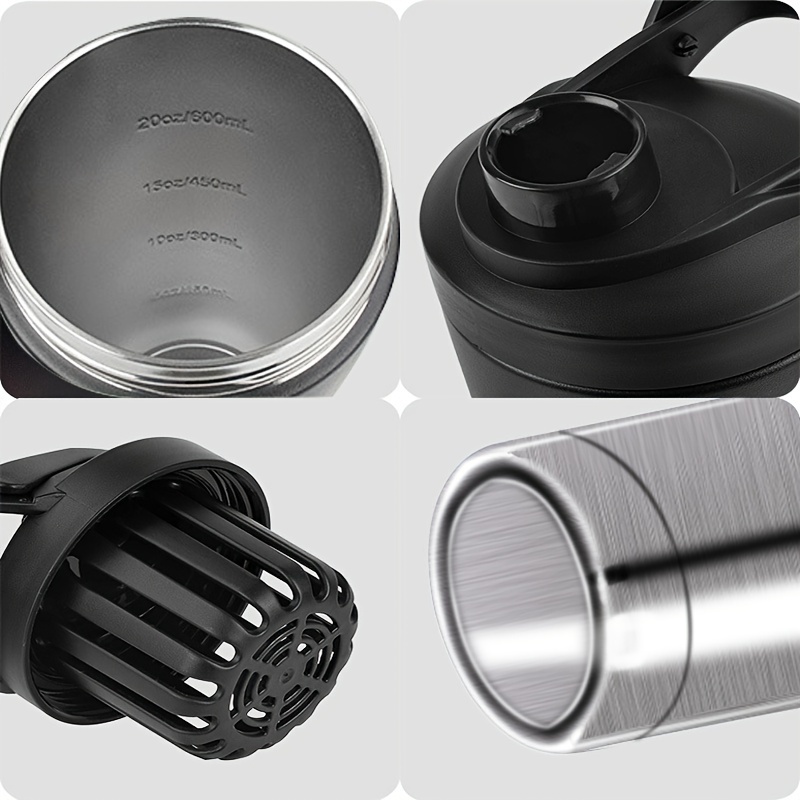 Portable 25oz Stainless Steel  - огляд і ціна Protein Shaker Bottle