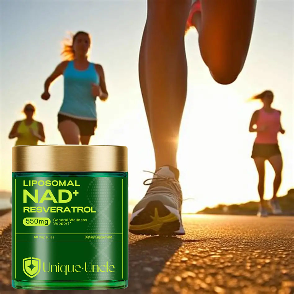 Liposomal NAD+ Supplement 550m - огляд і ціна Resveratrol Capsule Anti Aging