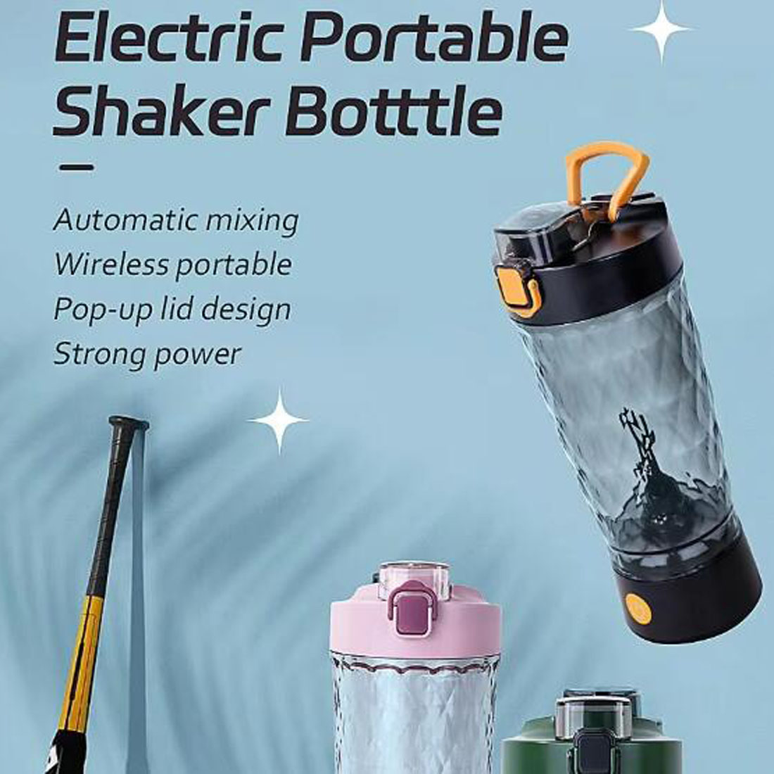 700ml Electric Protein Powder  - огляд і ціна Protein Shaker Bottle