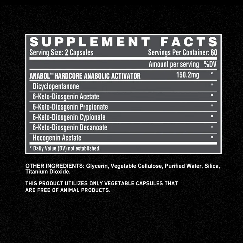Anabol Hardcore Supplement - H - огляд і ціна Pre Workout Supplement