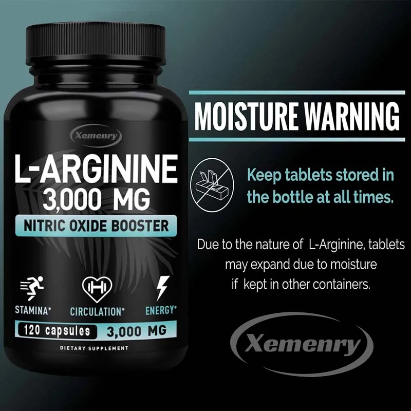 L-Arginine 3000mg - for Energy - огляд і ціна Pre Workout Supplement