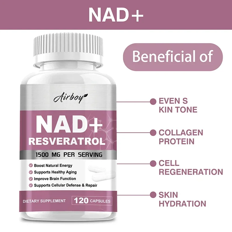 NAD+ Resveratrol Supplements - - огляд і ціна Resveratrol Capsule Anti Aging