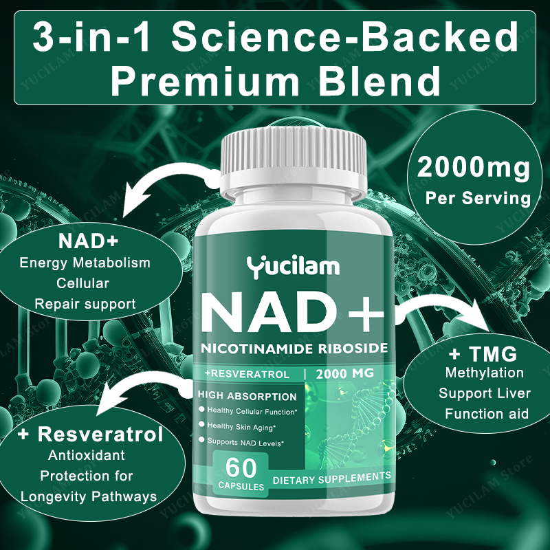 NAD+ Resveratrol Supplement -  - огляд і ціна Resveratrol Capsule Anti Aging